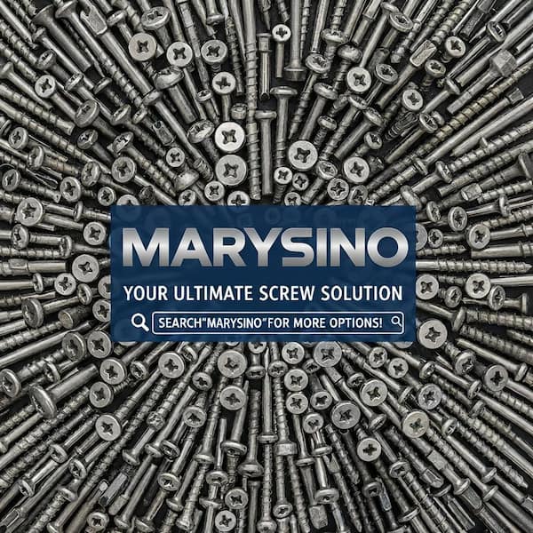 MarySino 240-Piece M6 Hex Bolt Nut Assortment Kit, Grade 10.9
