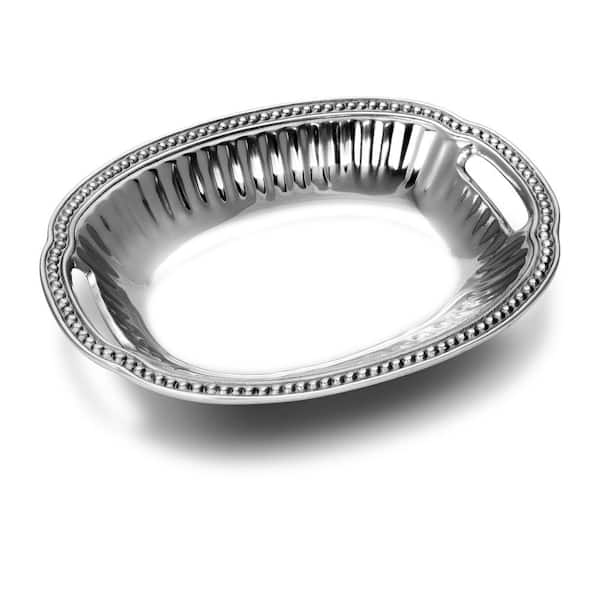 Wilton Armetale Flutes and Pearls 0.75 Qt. Bowl with Handles