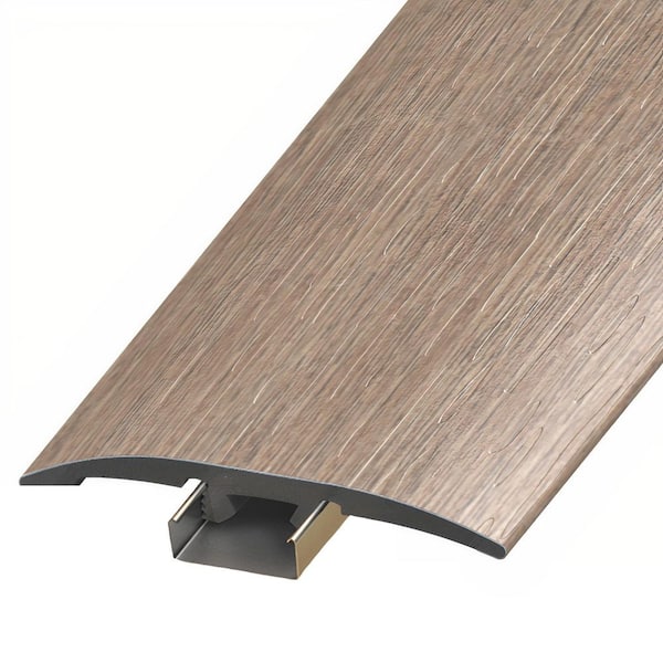ASPEN FLOORING Landau 1/4 in. Thick x 2 in. Width x 94 in. Length 3-in-1 T-Mold, Reducer, and End Cap Vinyl Molding