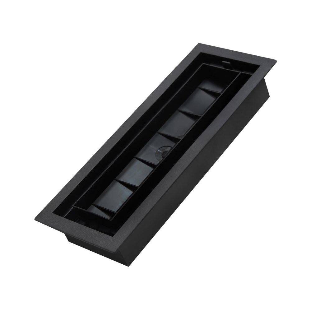 4 in. x 12 in. Customizable Plastic Floor Register in Textured Black price history on PriceWatchPro