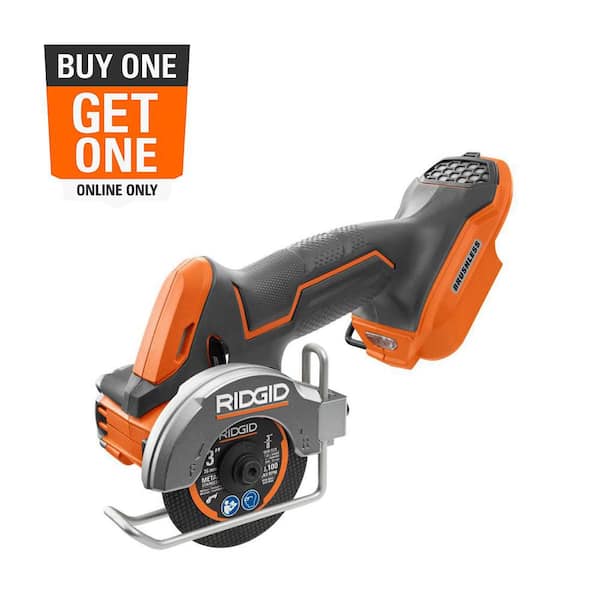 18V SubCompact Brushless Cordless 3 in. Multi-Material Saw (Tool Only) with (3) Cutting Wheels