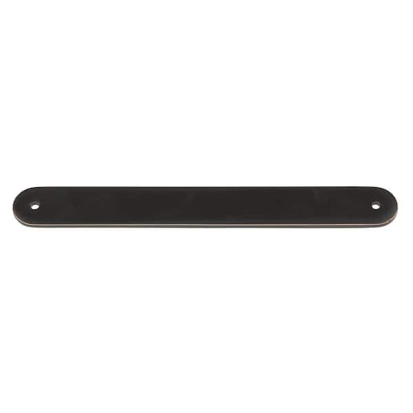 GLIDERITE 8 in. Rounded Cabinet Backplate 7 in. Center to Center, 8343-178-ORB