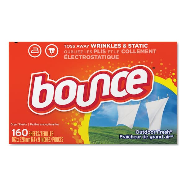 Bounce Outdoor Fresh Scent Fabric Softener Dryer Sheets (160-Count) (Case of 6)