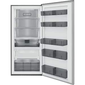 19 cu. ft. Single Door Freezerless Refrigerator in Stainless Steel