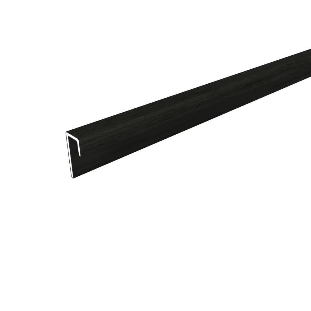 Alusions. 69 in. x 1.56 in. x 8 ft. Indian Ebony Composite Aluminum J Trim for Fascia Board price history on PriceWatchPro