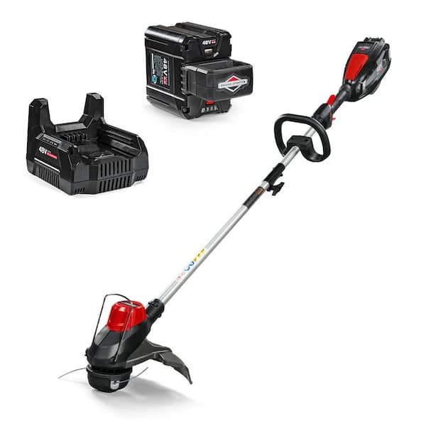 Snapper HD 48V Lithium-Ion Cordless String Trimmer 2.0 Battery & Charger Included