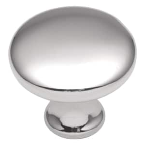 Conquest Collection 1-1/8 in. Dia Chrome Finish Cabinet Door and Drawer Knob (25-Pack)
