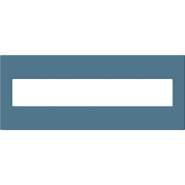 Legrand adorne 6-Gang Decorator/Rocker Plastic Wall Plate with Microban Protection, Mystic