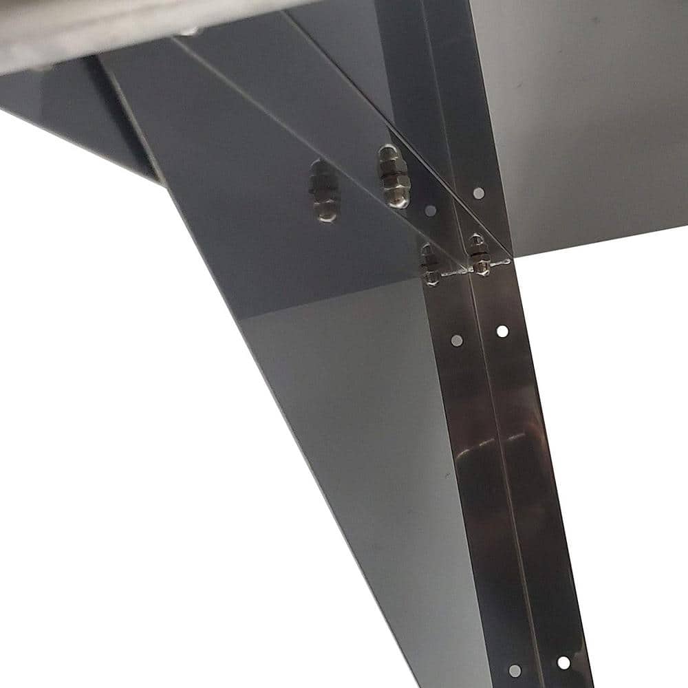 48" Long 18" Deep Stainless Steel Wall Shelf