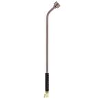 33 in. Rustic Brown Shower Wand with Shut-Off