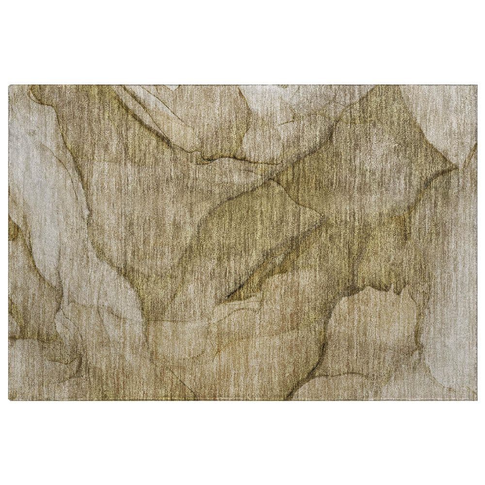 Dream Shag Premium Machine Washable Abstract ADS607 Brown 3 ft. x 4 ft. Area Rug price history on PriceWatchPro