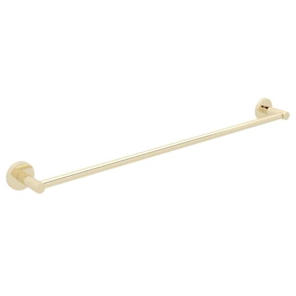 Meda, Lombardia and Avanti Bath 24 in. Wall Mount Towel Bar in Unlacquered Brass
