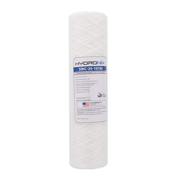 HYDRONIX SWC-25-10100 2.5 in. x 10 in. 100 Micron String Wound Filter