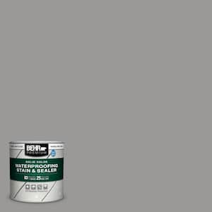 8 oz. #HDC-NT-10A Dolphin Gray Solid Color Waterproofing Exterior Wood Stain and Sealer Sample