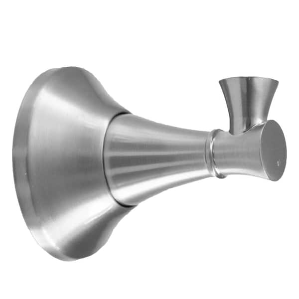 ARISTA Tamarack Single Robe and Towel Knob Hooks in Satin Nickel