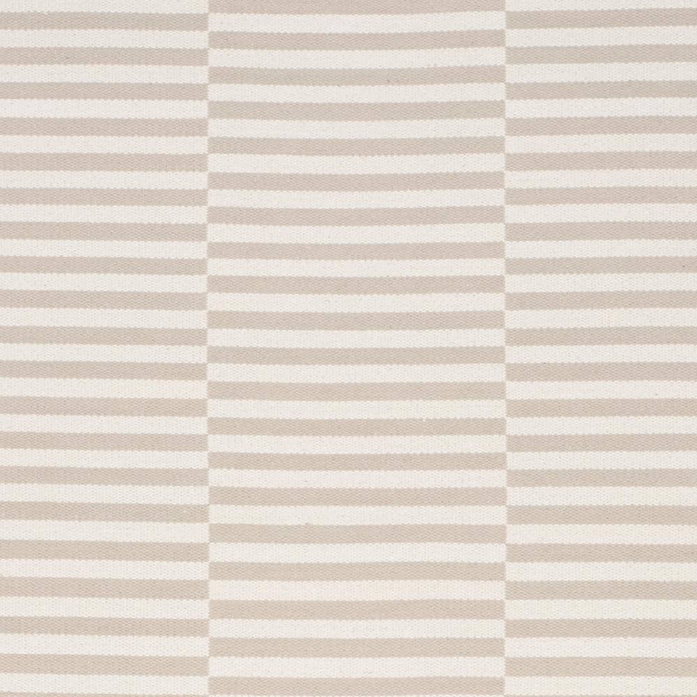 Coastal Charm Gray Cotton 8' x 10' Flat Weave Area Rug