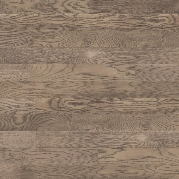 SELKIRK FLOORS Take Home Sample - Silver Grey Oak 3 in. W x 4 in. L Engineered Hardwood Flooring