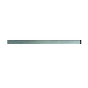 Cosmos 0.6 in. x 12 in. Tiffany Blue Glass Glossy Pencil Liner Tile Trim (0.5 sq. ft./case) (10-pack)