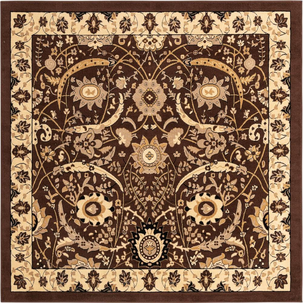 Espahan Cape Cod Brown 8' 0 x 8' 0 Square Rug price history on PriceWatchPro