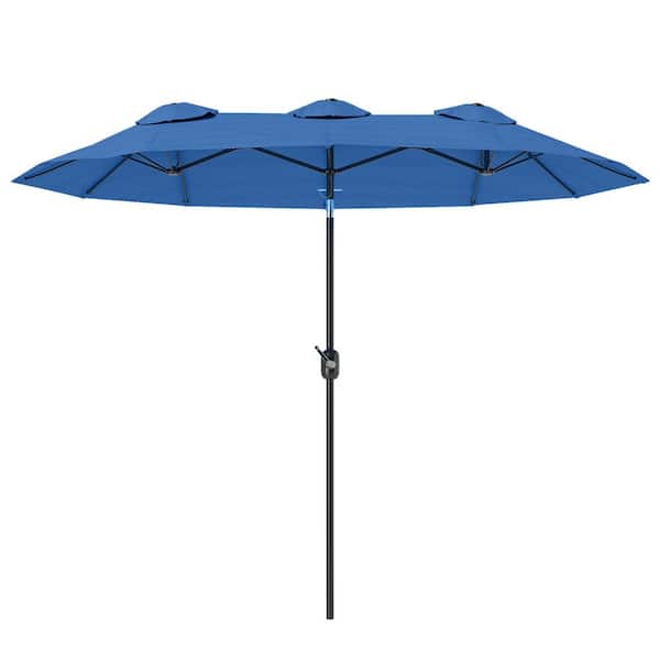 Pure Garden 10 ft. Aluminum Outdoor Market Patio Umbrella