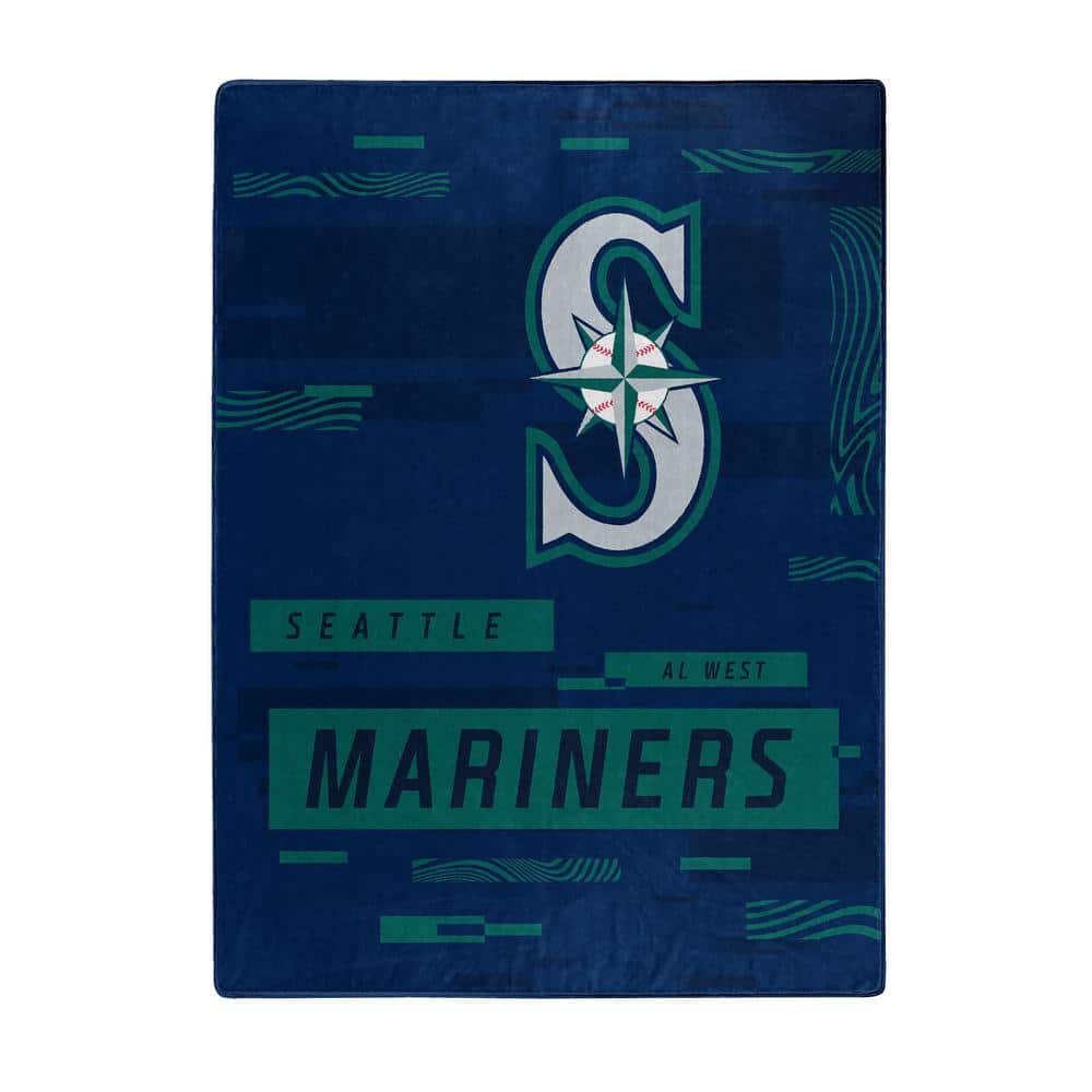 THE NORTHWEST GROUP MLB Digitize Seattle Mariners Raschel Throw Blanket