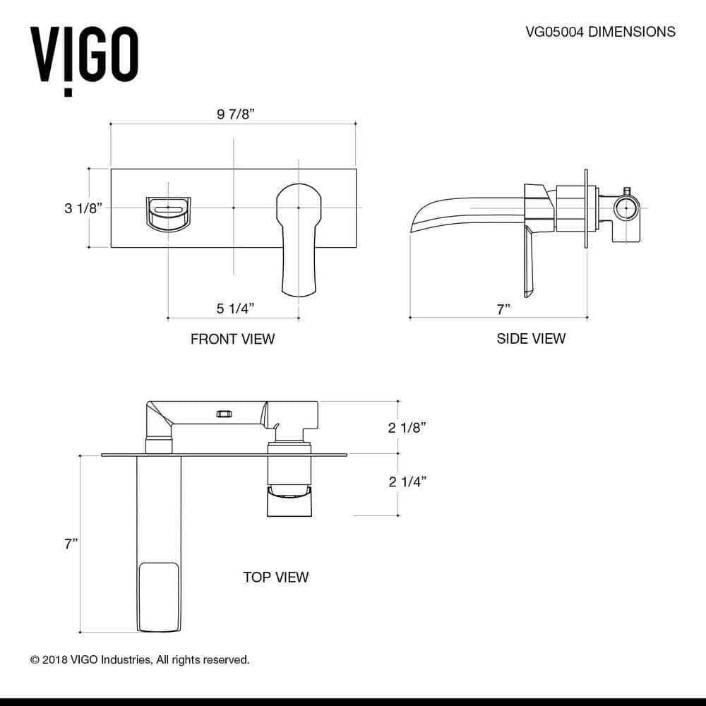Cornelius Matte Black Wall Mounted Centerset Bathroom Faucet