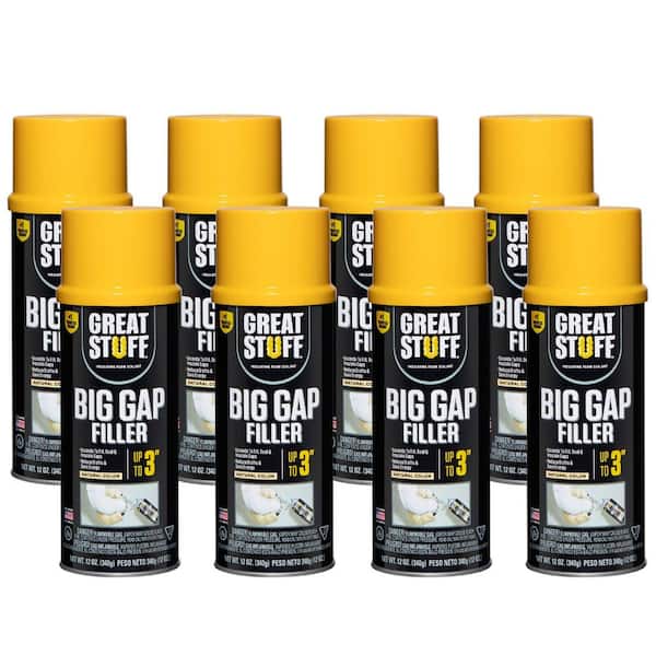 12 oz. Big Gap Filler Insulating Spray Foam Sealant (8 Pack)
