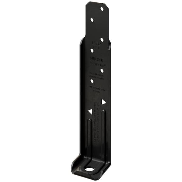 Outdoor Accents DTT1PC ZMAX, Black Powder-Coated Deck Tension Tie for 2x Lumber