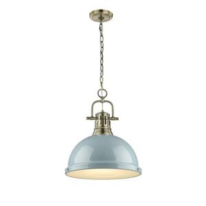 seafoam green pendant light