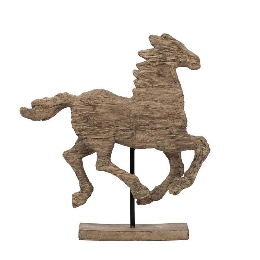 Brown 14 in. x 14.5 in. Resin Horse Decorative Sculpture Horse Figurine Decoration for Home Decor price history on PriceWatchPro
