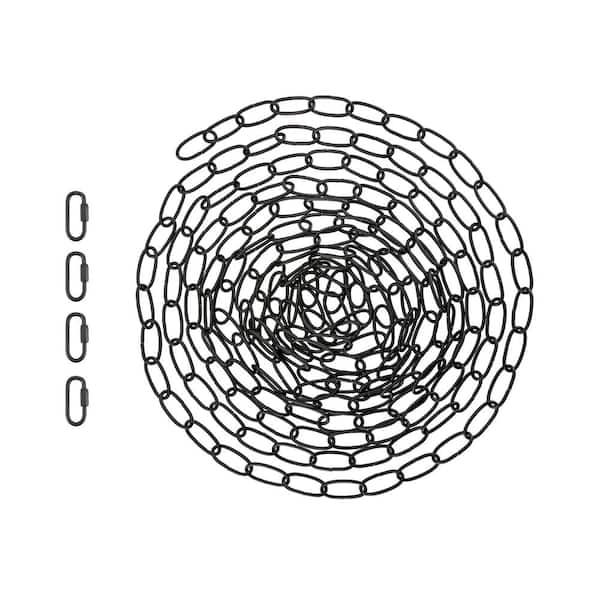 Unbranded Aspen Steel 20 ft. ChainandQuick Link Connector/Hanging Maximum 40 lbs. Lighting Fixture/Swag Light/Plant in ORB11G