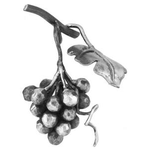 6-11/16 in. x 3-9/16 in. Forged Iron Raw Grapes