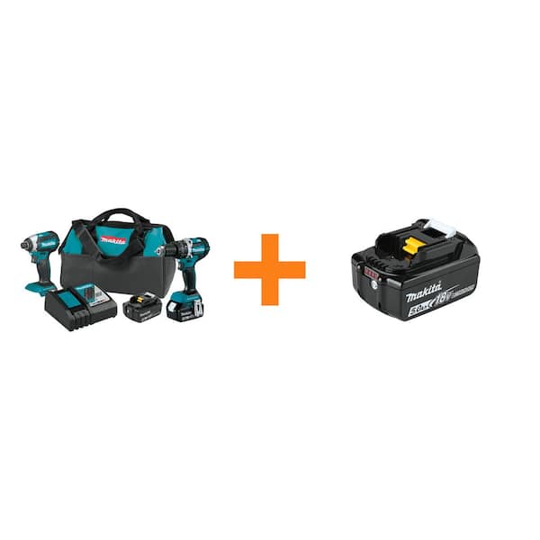 18V LXT Brushless Cordless 2-Piece Combo Kit with 4.0Ah/Bonus 18V 5.0Ah LXT Lithium-Ion Battery