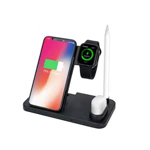 4-In-1 Charging Station in Black