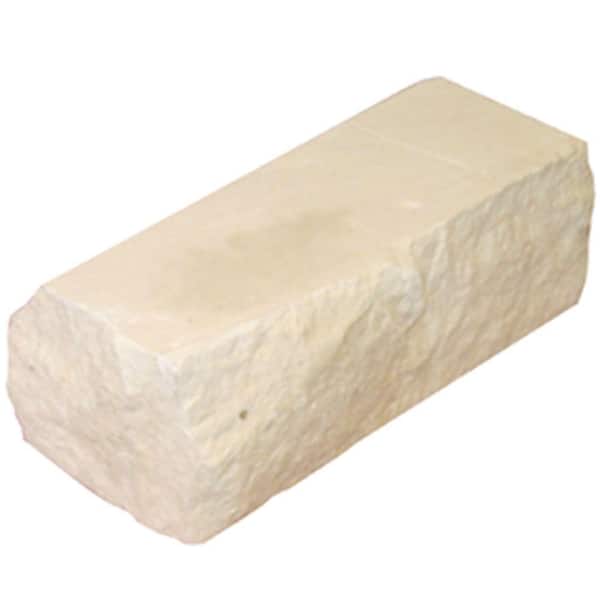 Pavestone 12 Straight Scallop Limestone (White) Concrete Edger 