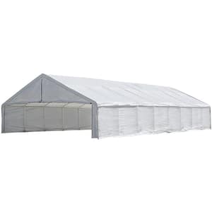 30 ft. W x 50 ft. D Canopy Enclosure Kit in White Frame and Canopy Sold Separately