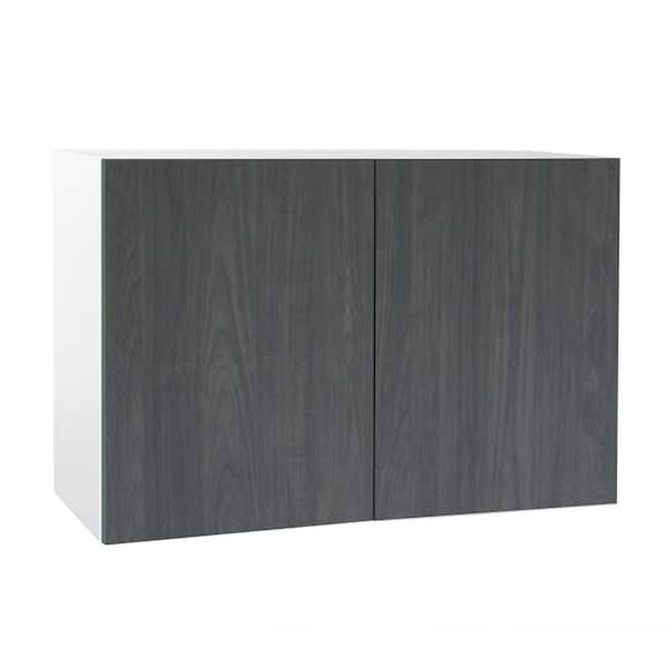 Cambridge Quick Assemble Modern Style With Soft Close 30 X 24 In Wall   Carbon Marine Cambridge Ready To Assemble Kitchen Cabinets Sa Wu3024 Cm 64 600 