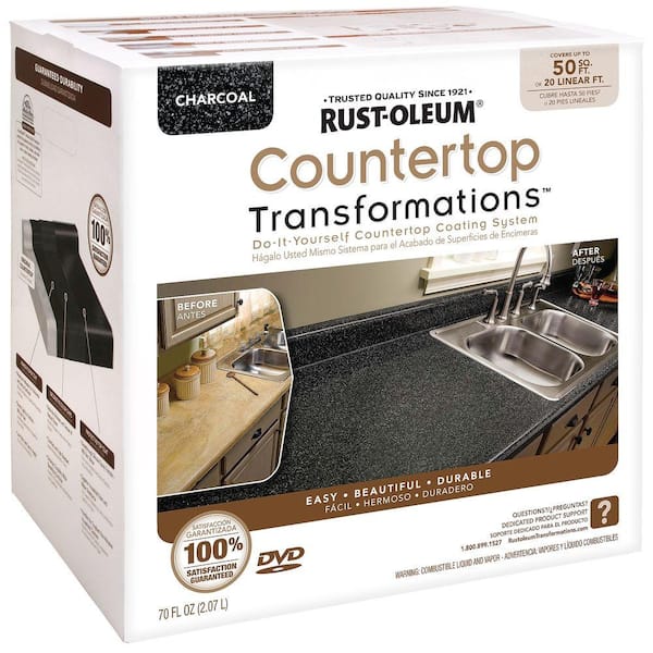 Rust-Oleum Transformations 70 oz. Charcoal Large Countertop Kit