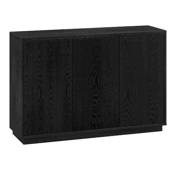 Meyer&Cross Alston Black Grain MDF 47.5 in. Buffet Table