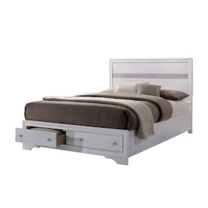 Chrissy E.King Bed in White