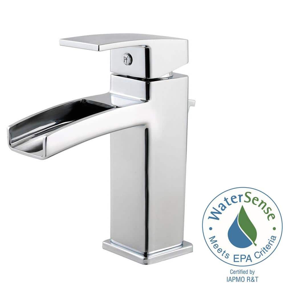Kenzo Polished Chrome Single Control Bathroom Faucet
