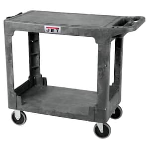 VEVOR 18 in. W Tool Cart 40 Taper CNC Tool Cart 36 Capacity CAT40 BT40 Service Carts with Wheels Heavy-Duty, White