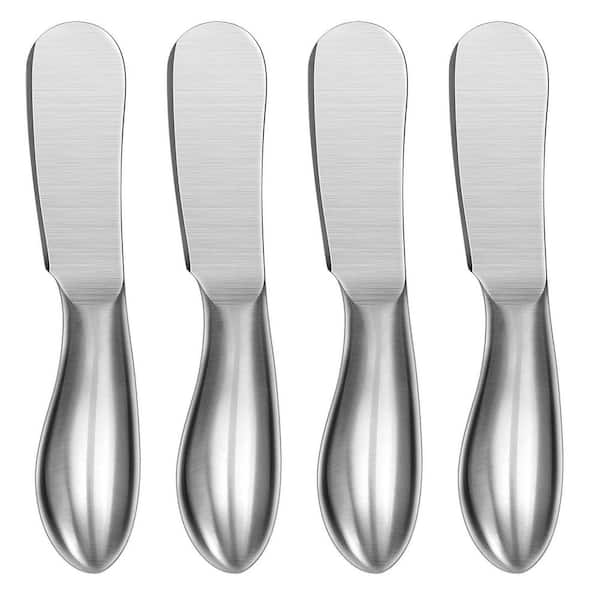4-Piece Spreader Knife Set, Crafted from High-Quality, Rust-Resistant Stainless Steel, Effortless Cleanup