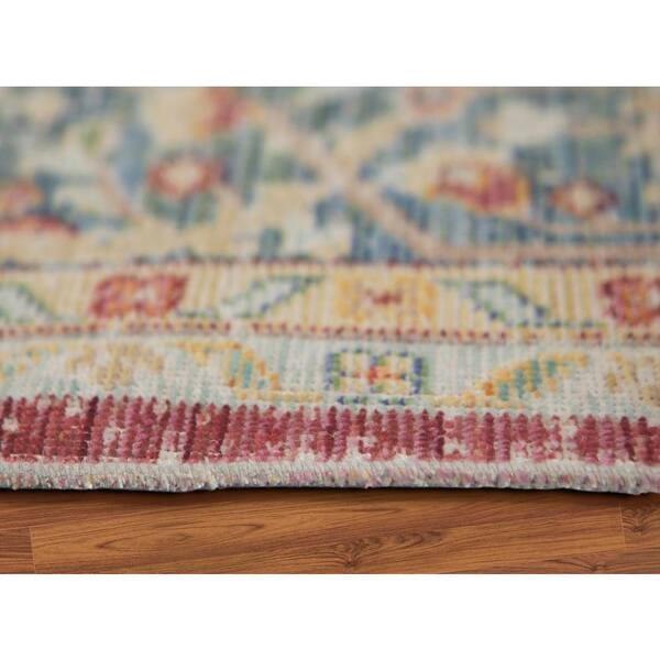 Century 3 ft. X 8 ft. Red Medallion Area Rug