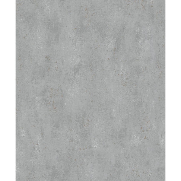 Unbranded Textures Collection Grey Industrial Plain Metallic Specks Finish Vinyl on Non-Woven Non-Pasted Wallpaper Sample