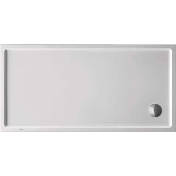 Duravit Starck Slimline 59 in. L x 29.5 in. W Alcove Shower Pan Base ...