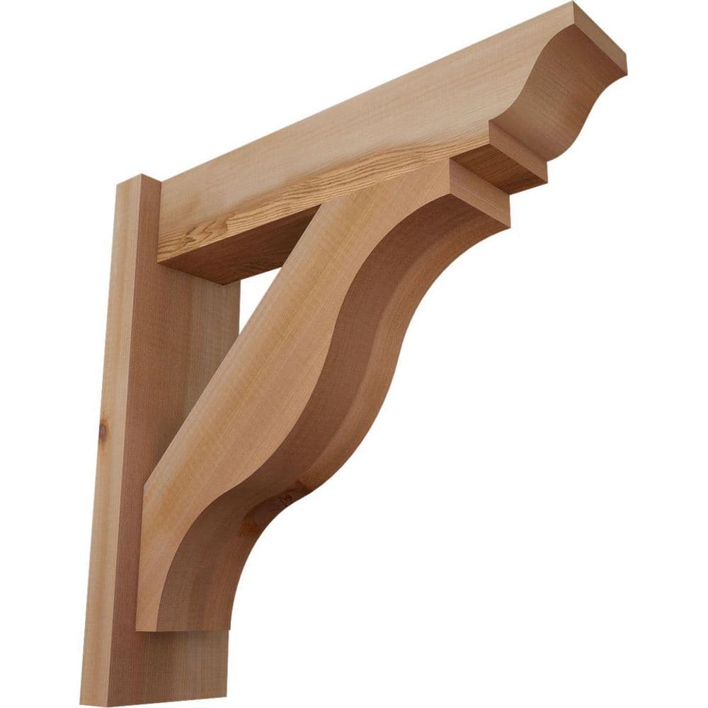 6 in. x 20 in. x 20 in. Western Red Cedar Fuston Traditional Smooth Outlooker price history on PriceWatchPro