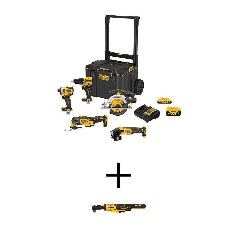 Reviews For Dewalt Volt Maximum Toughsystem Lithium Ion Tool Cordless Combo Kit Atomic