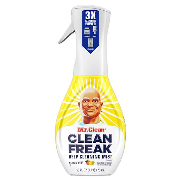Mr. Clean Clean Freak 16 oz. Lemon Zest Scent Deep Cleaning Mist Multi-Surface Spray Starter Kit
