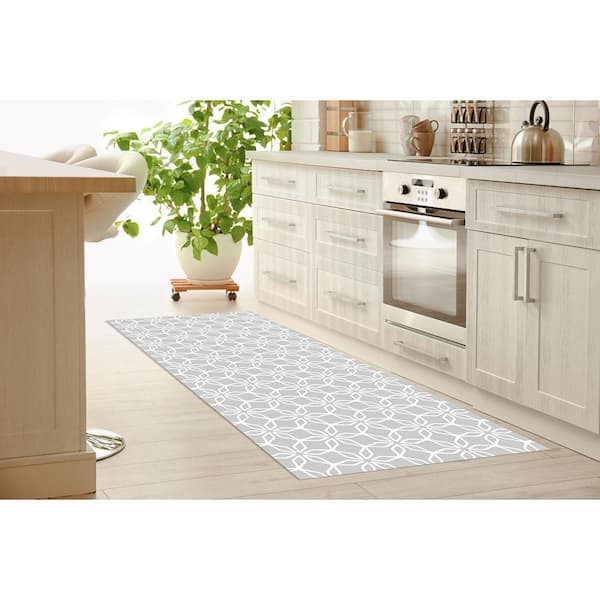 Linen Geometric Kitchen Mat Tree Kitchen Mats for Floor 2 Piece, Colorful Rug Anti Fatigue Floor Mat for Kitchen, Kitchen Floor Mat for in Front of Sink and Kitchen